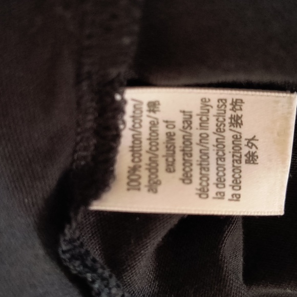 Victoria's Secret V-neck Tee M Black - Picture 6 of 11